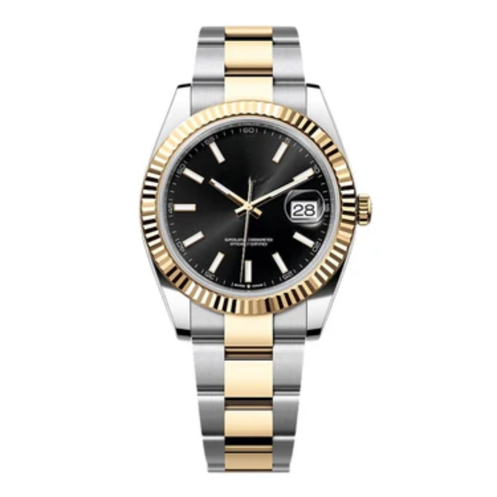 Datejust Duo-tone Oystersteel "Black Dial" 41 mm