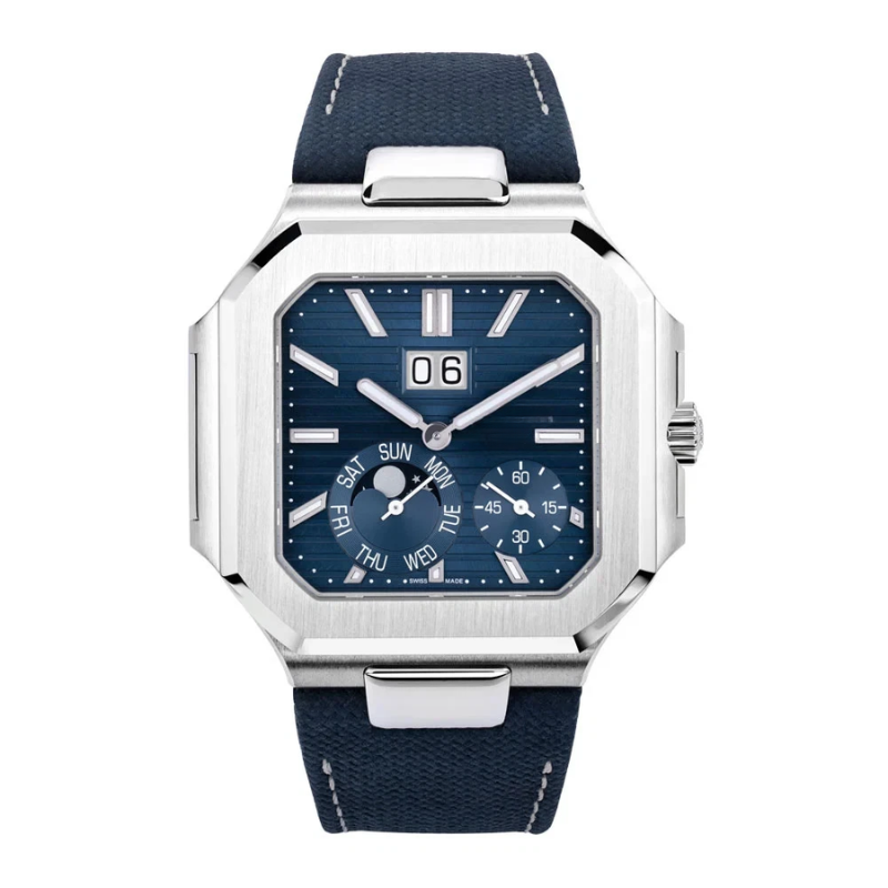 Cubitus 5822P-001 Platinum Blue Dial Complete Set 5822P